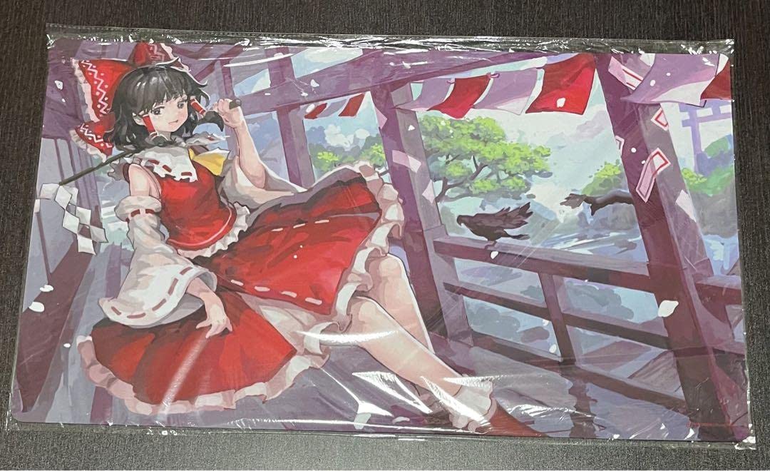 東方LostWord　地より出て血よりも紅く　ラバーマット　デスクマット Amazon | 東方 博麗霊夢 プレイマット デスクマット ラバーマット 未