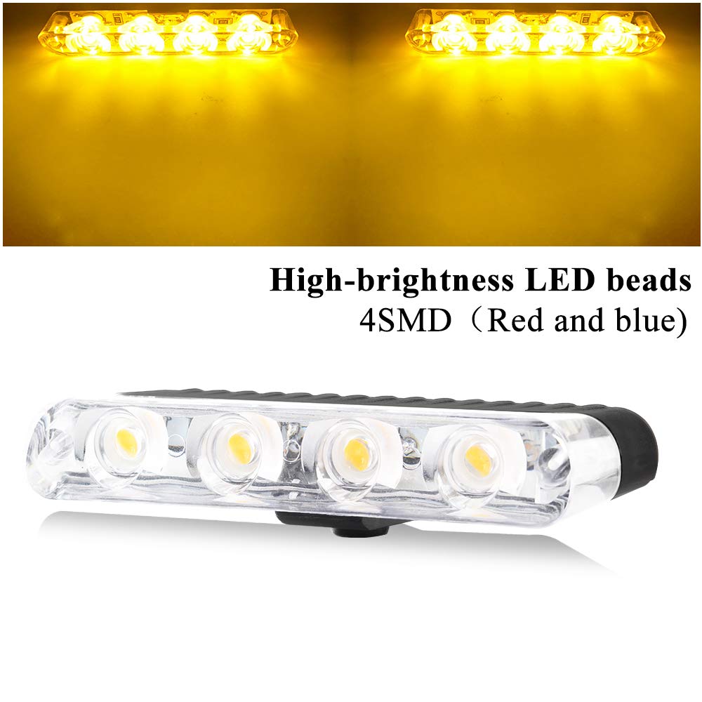 Yifengshun 8 in 1 LED Emergency Strobe Lights Voor Truck Voertuig Waarschuwing Knipperende Gids Yifengshun 8 in 1 LED Emergency Strobe Lights Voor Truck Voertuig Waarschuwing Knipperende Gids