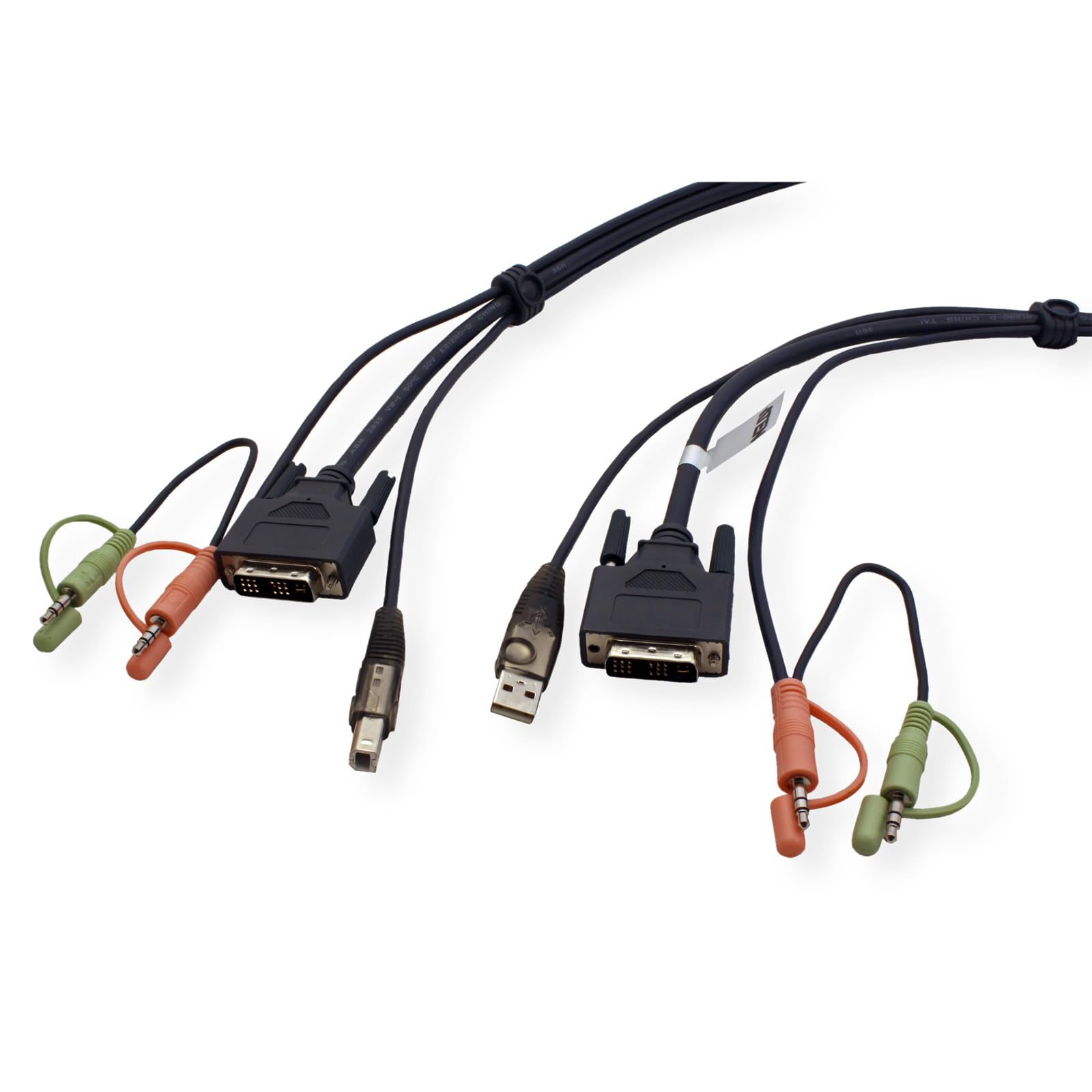 Aten 2L-7D02UI cordon KVM DVI-I/USB/audio - 1,80M