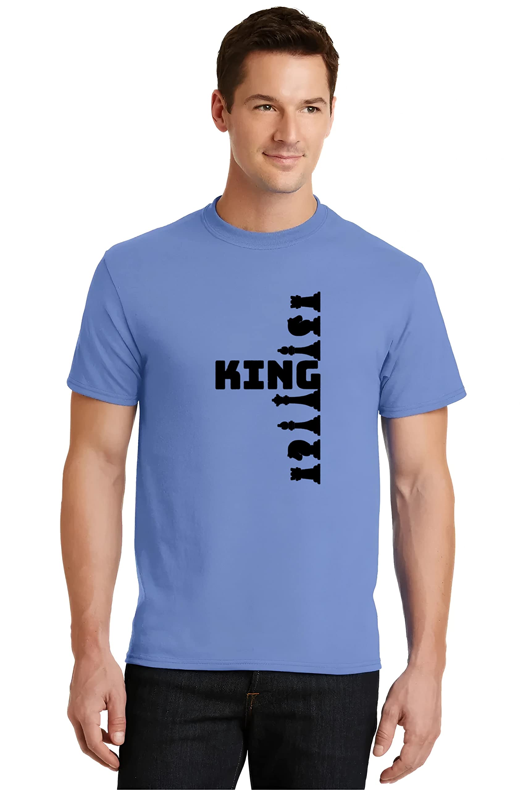 Craftric Solutions King Chess Printed T-Shirt | Boy's T Shirt of Regular Fit Medium