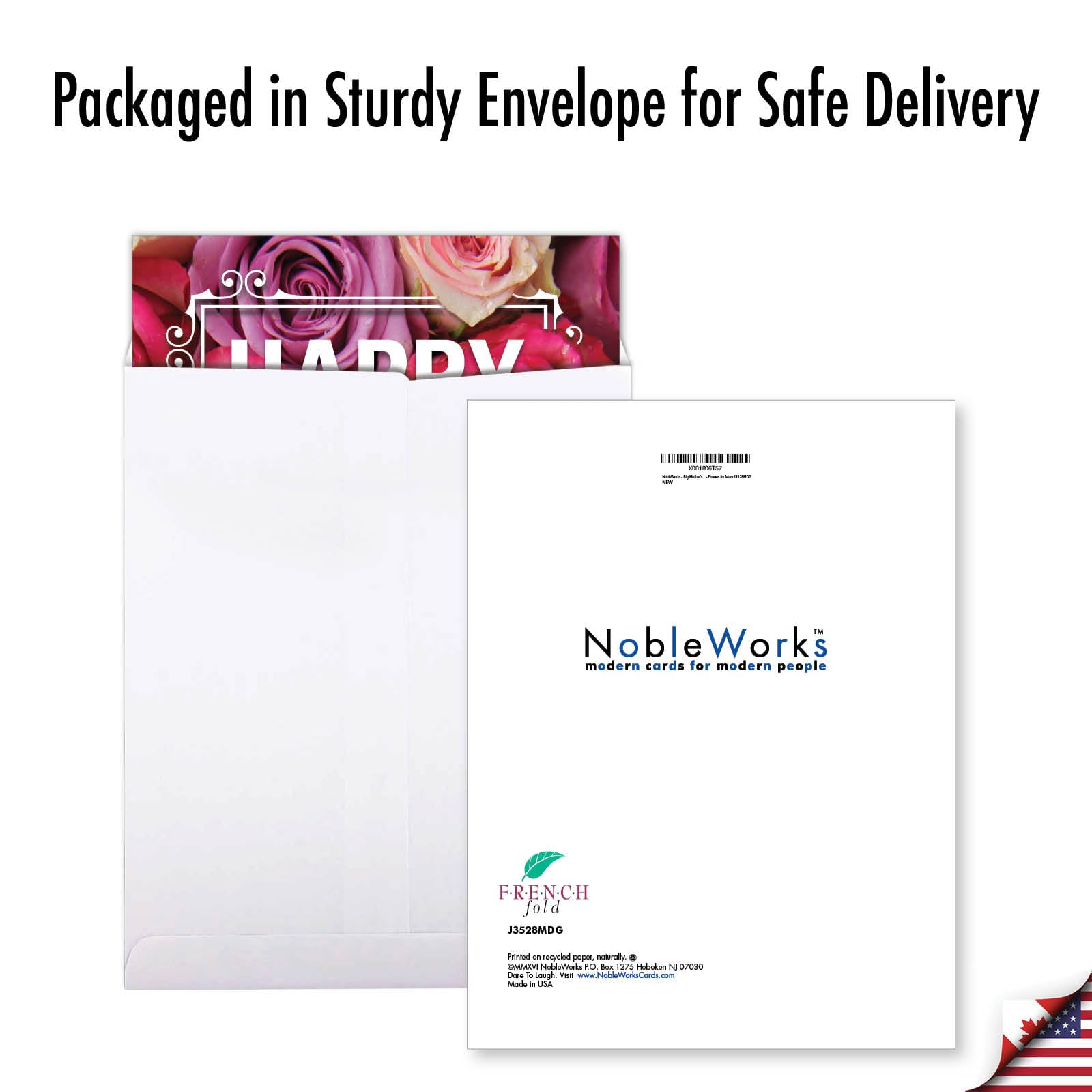 Flowers for Mom - Elegant Happy Mother's Day Card with