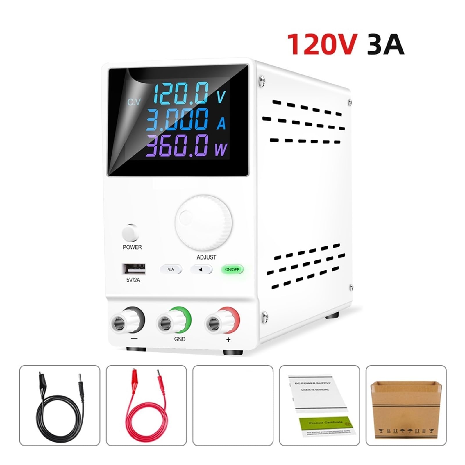Zasilacz Warsztatowy DC Laboratoryjne zasilacz regulowany regulator napięcia stabilizator przełączania ławki źródło Źródło Stabilizator prądu ładowania(SPPS-A1203D W)