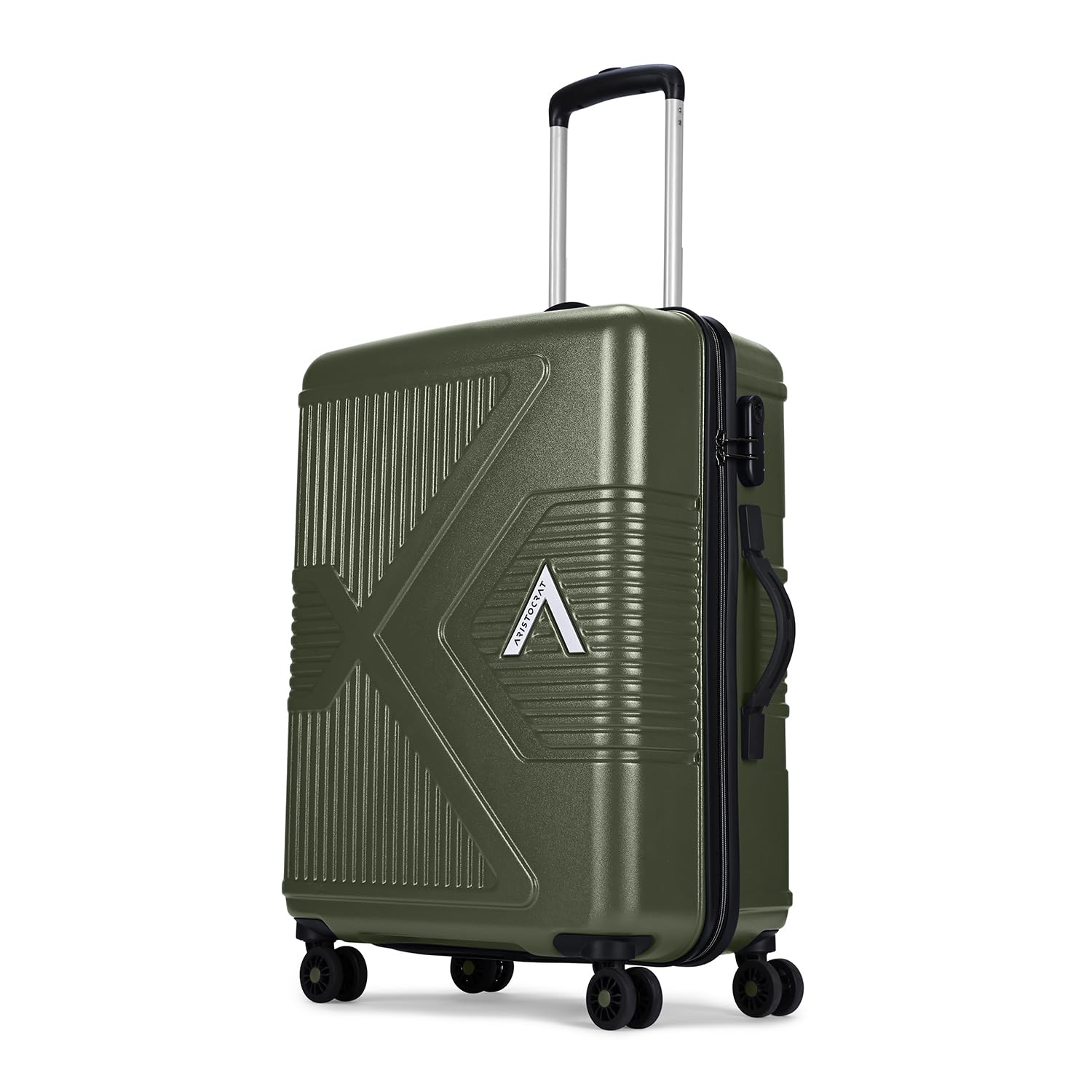 Proteq Check-in Trolley Bag 66cm | Medium Hard Luggage | 8-Wheel Suitcase for Travel | Combination Lock with Sturdy Zipper | Polycarbonate | 3 Years International Warranty (Bronze Green)-image-37