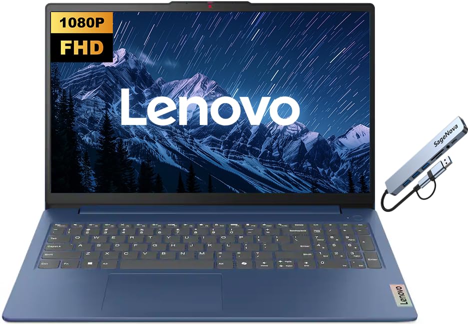 Lenovo 15.6" FHD Laptop, 8GB RAM 640GB Storage (128GB SSD+512GB SD Card)