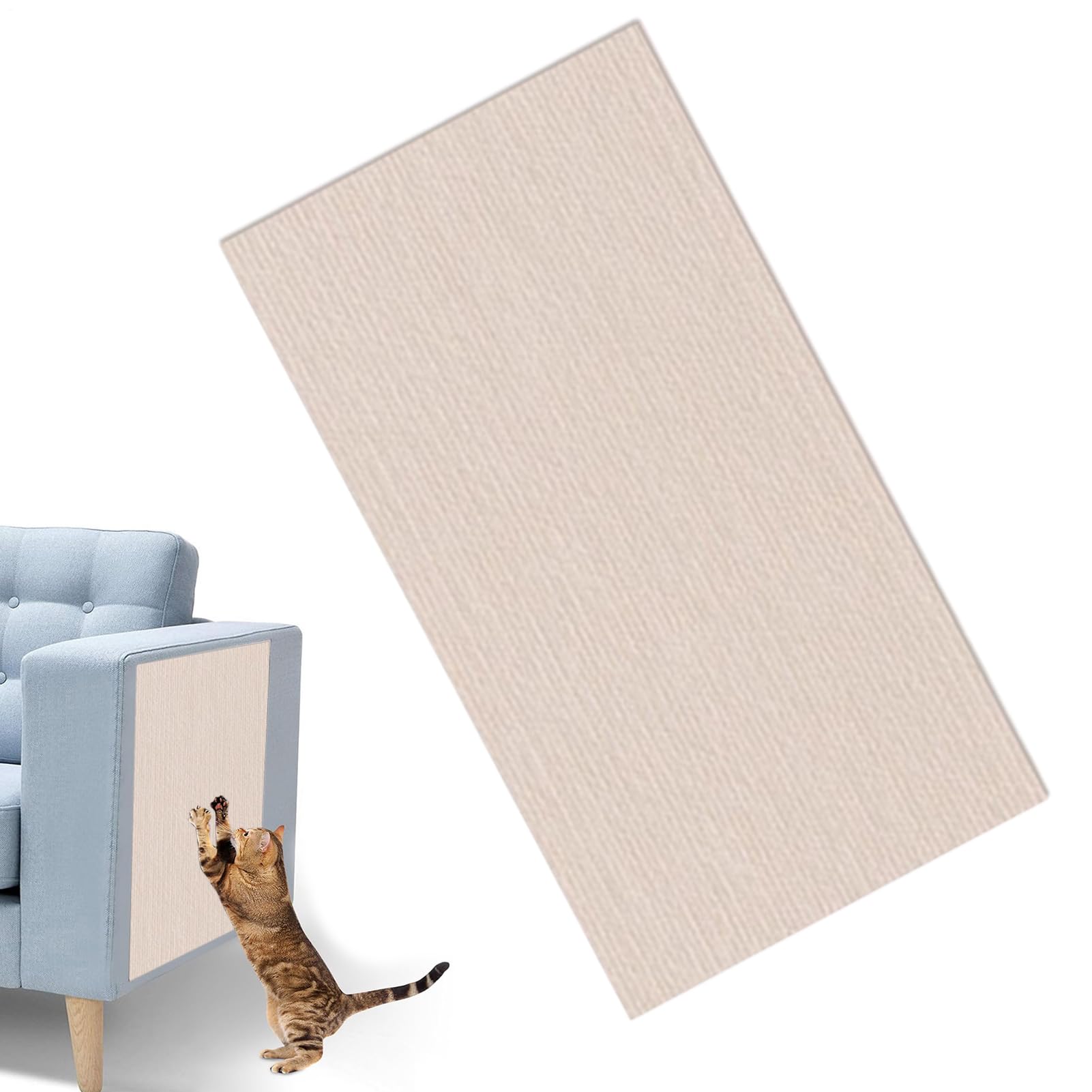 Tapis à griffes pour chaton idéal sur canapé et mur de salon