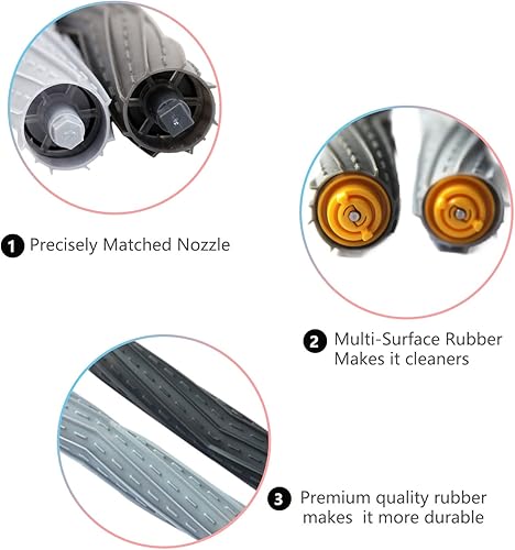 Miniatura 2 de Amyehouse Cepillos laterales y filtros Hepa Kit de reposición para iRobot Roomba 800 900 Series 805 860 880 890 980 960 870 871 981 985 Piezas de