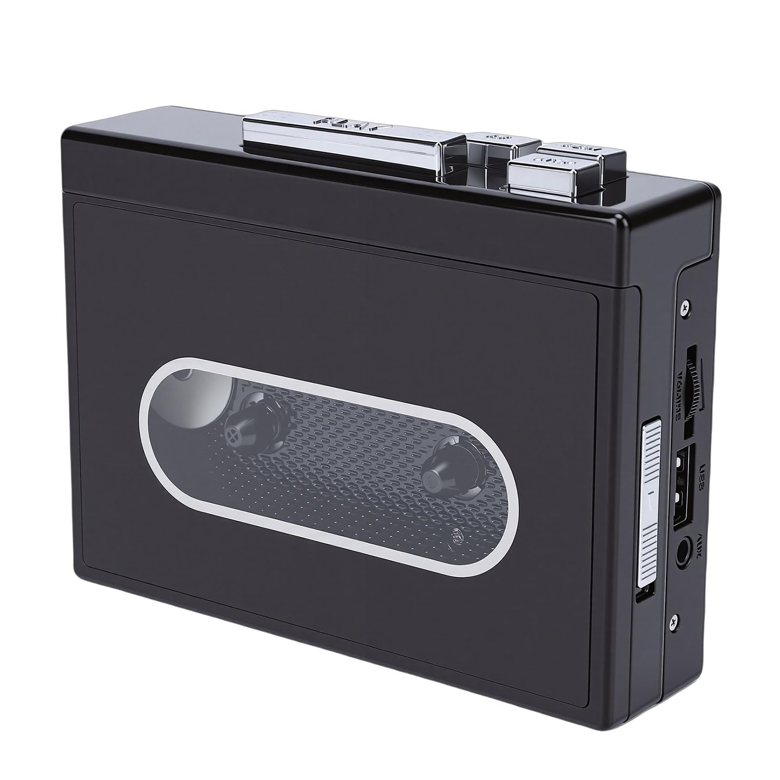 Generic Lettore di Cassette Dispositivo retrò Portatile per la Conversione MP3 Ideale per Uso Domestico Ed Esterno ABS