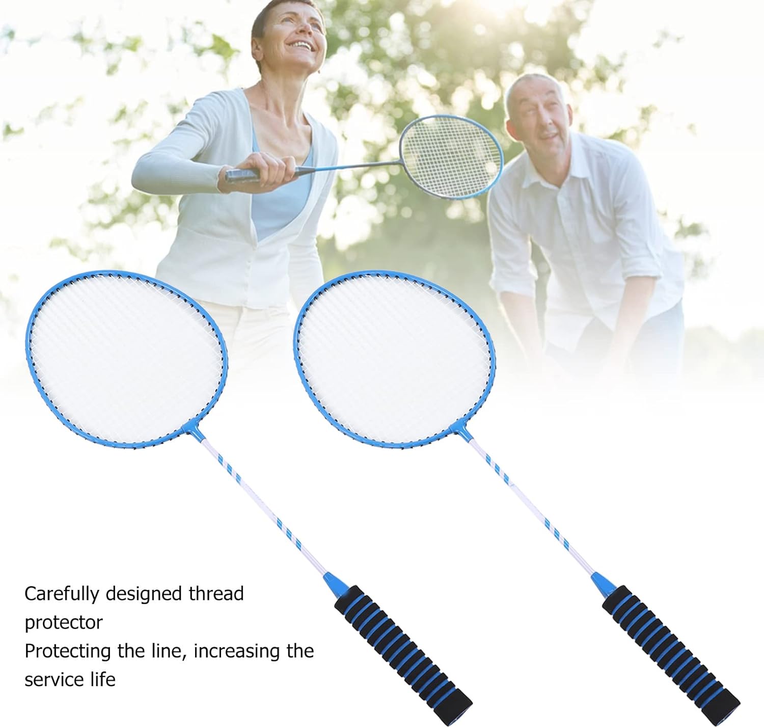 Badminton Racket High Power, Comfortable Grip, Advanced, Tournament Players