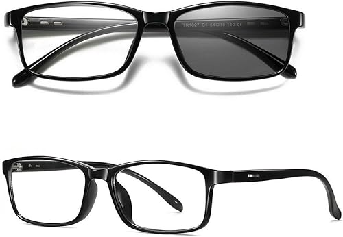 Gafas de lectura fotocromáticas cuadradas de transición para hombre, estilo vintage, TR90, modelo 2020, para mujer