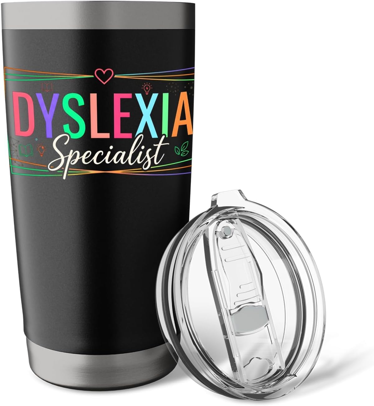 Dyslexia Specialist Teacher Dyslexia Interventionist Stainless Steel Insulated Tumbler image 5