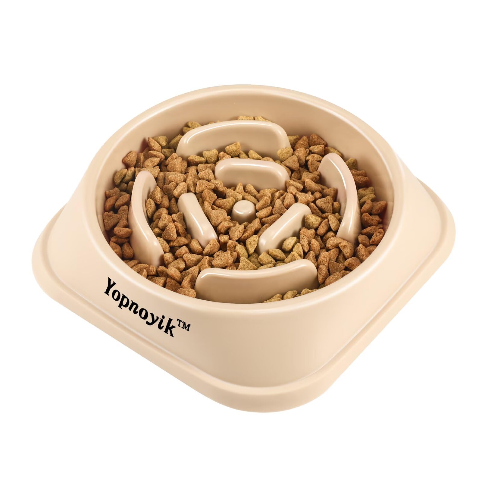 Slow Feeder Dog Bowls for Healthy Eating, Non-Slip and Anti-Choking Design, Reduces Bloating & Overeating for Medium Dogs and Cats, Easy to Clean-image-25