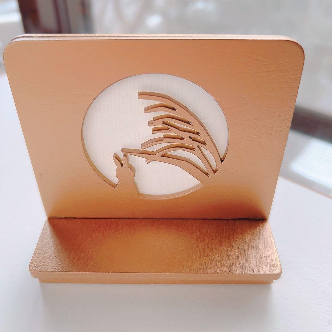 デコレ コンコンブル 月見の障子 お月見 障子 文鳥 うさぎ デコレ