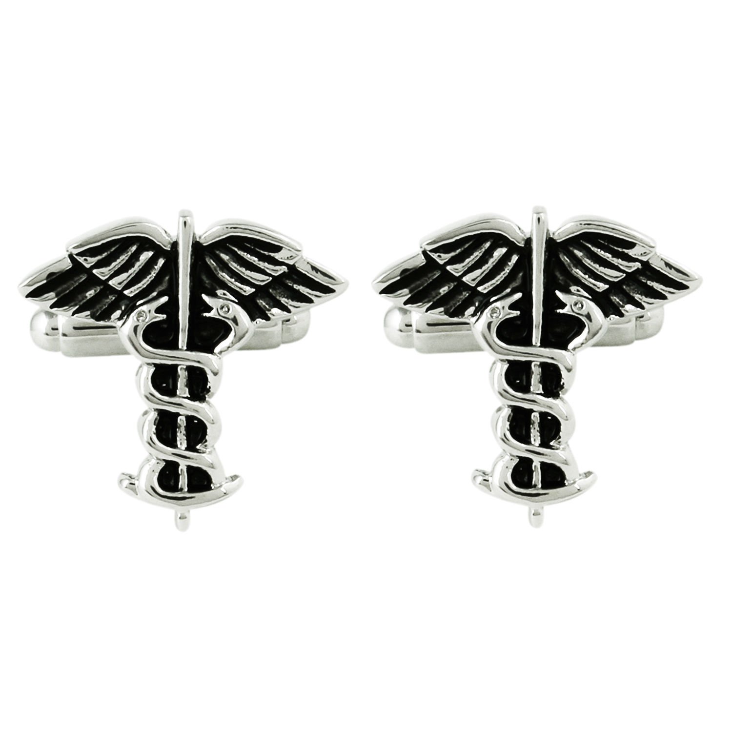 The Caduceus Symbol Cufflinks for Men-image-49