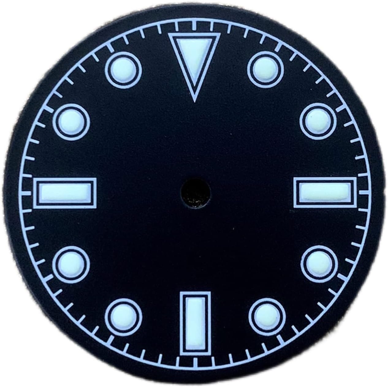 Dial Watch Accessories Literally Modified 28.5mm Assembly NH35 Automatic Movement Luminous Green White Orange Watch Repair Tool Kit (NO Logo White)