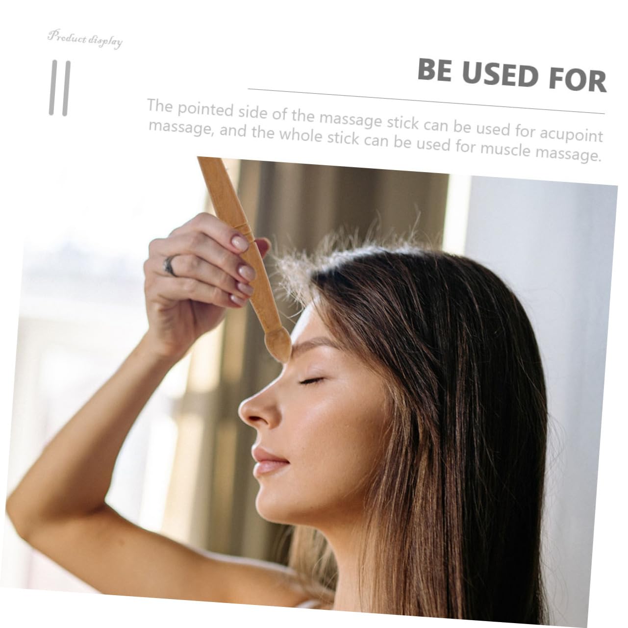 Ipetboom 20piezas Bastones De Madera Para Masaje De Reflexología Herramienta De Acupresión Para Pies Masaje Muscular Portátil y Ligera Para Relajación y Bienestar