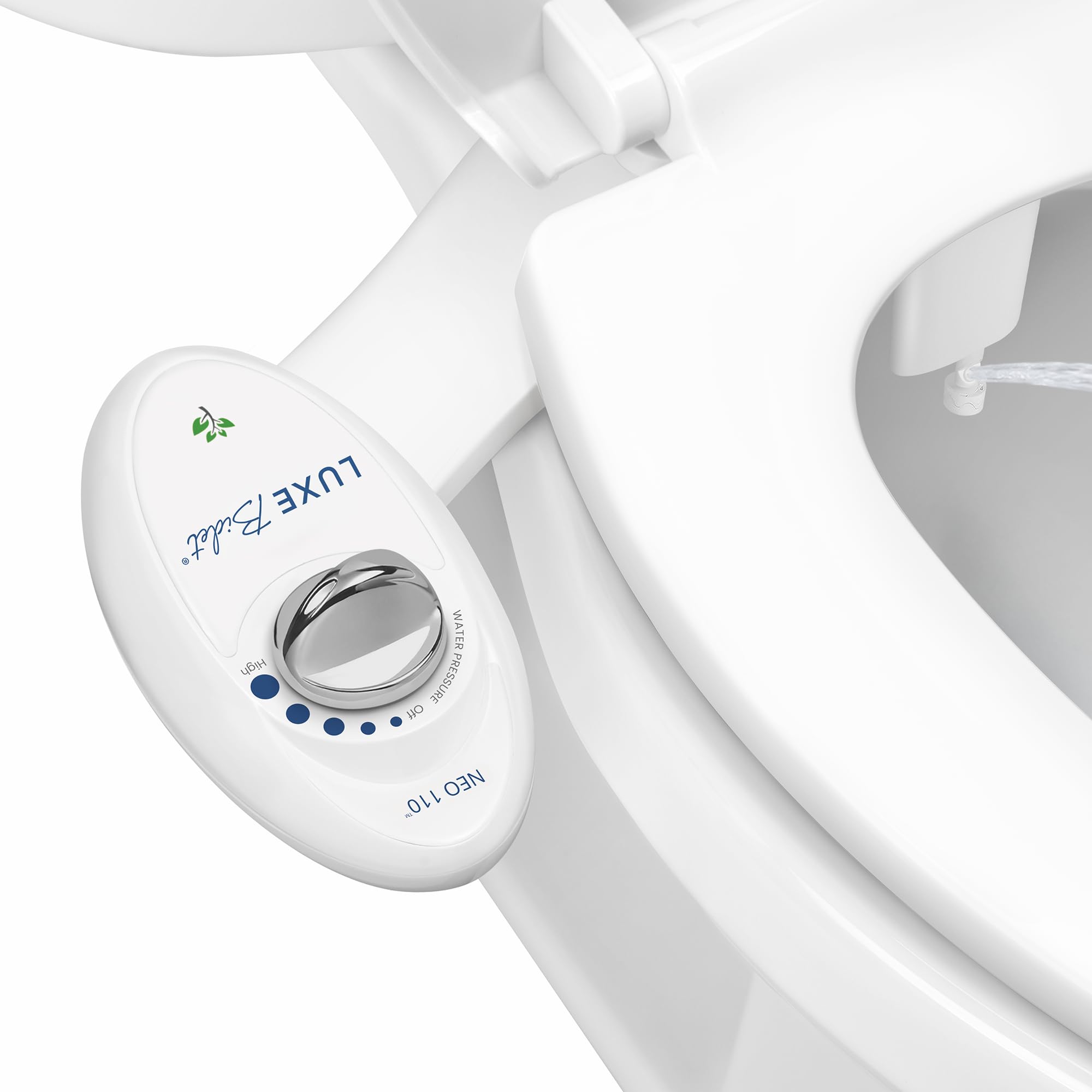 Luxe Bidet White Neo 110 Bidet Attachment, 17 x 10 x 3 inches