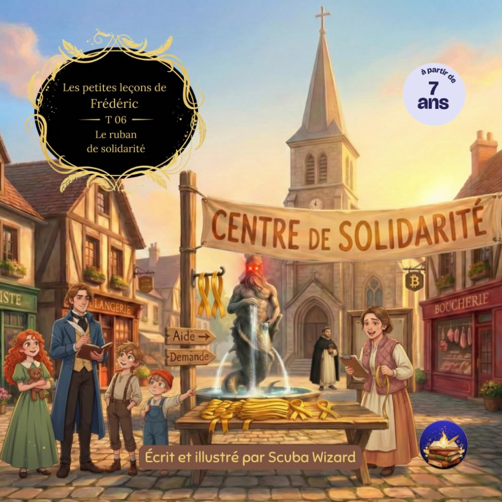 Les Petites Leçons de Frédéric - Tome 06 : Le ruban de solidarité: Un album illustrée pour comprendre la gentillesse, le consentement et le droit de dire non dès 7ans