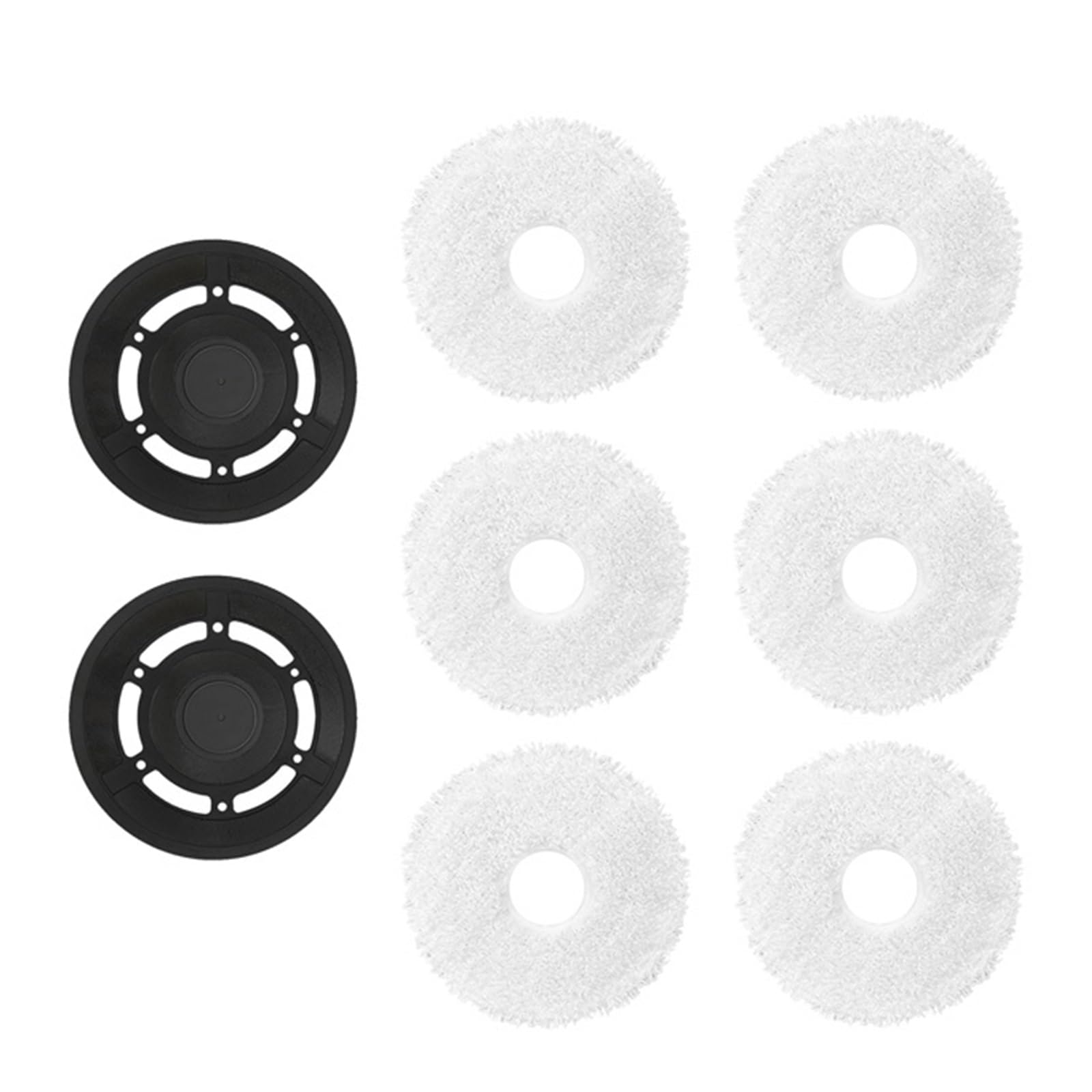 QLMXJVZHKCN 2-3pcs，Compatible For Ecovacs，Compatible For Deebot，X1 OMNI TURBO Robot Vacuum Cleaner Mop Rag Bracket Spare Parts Accessories(8pcs A)