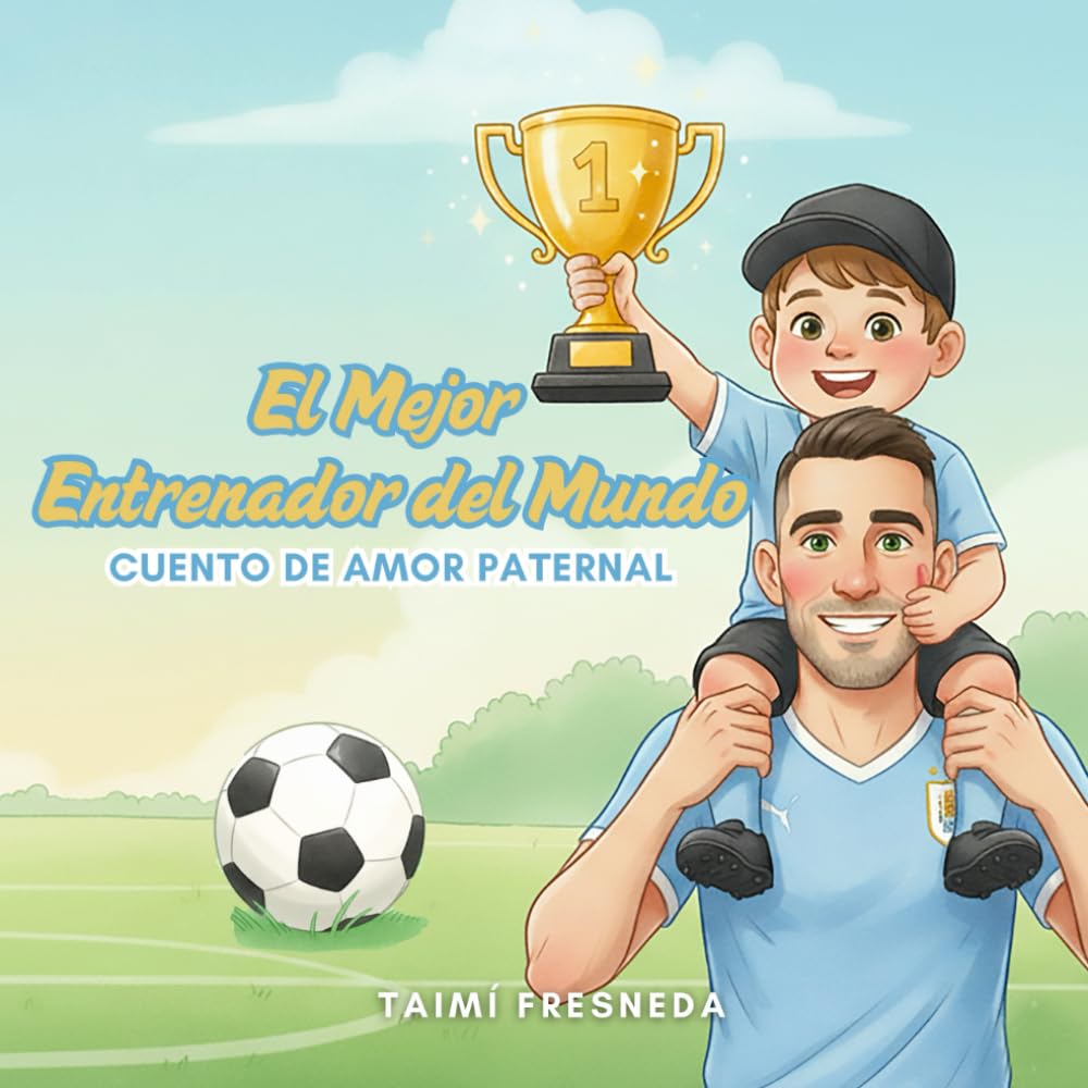 El Mejor Entrenador del Mundo- Cuento Infantil de Amor Paternal y Futbol: LIBRO DE CUENTO PARA LEER Y COLOREAR COLECCIONABLE