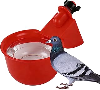 鶏用給水器,自動食品グレードスマートセンサー給水器 | 鶏用飲水カップ | アヒル、バンタム、キジ、鶏舎、農場、休暇時、屋外、小動物、庭、裏庭用