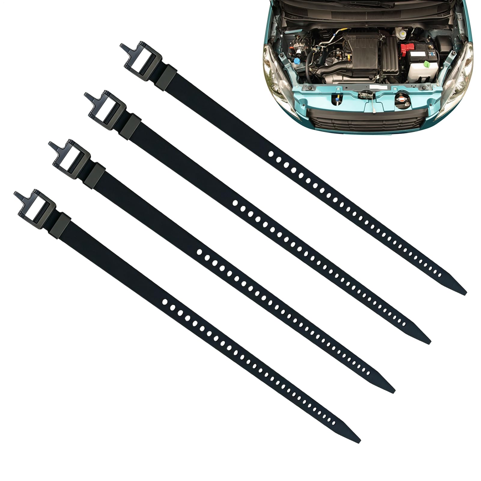 Attaches pour câbles et sangles de fixation réglables pour équipement de sport