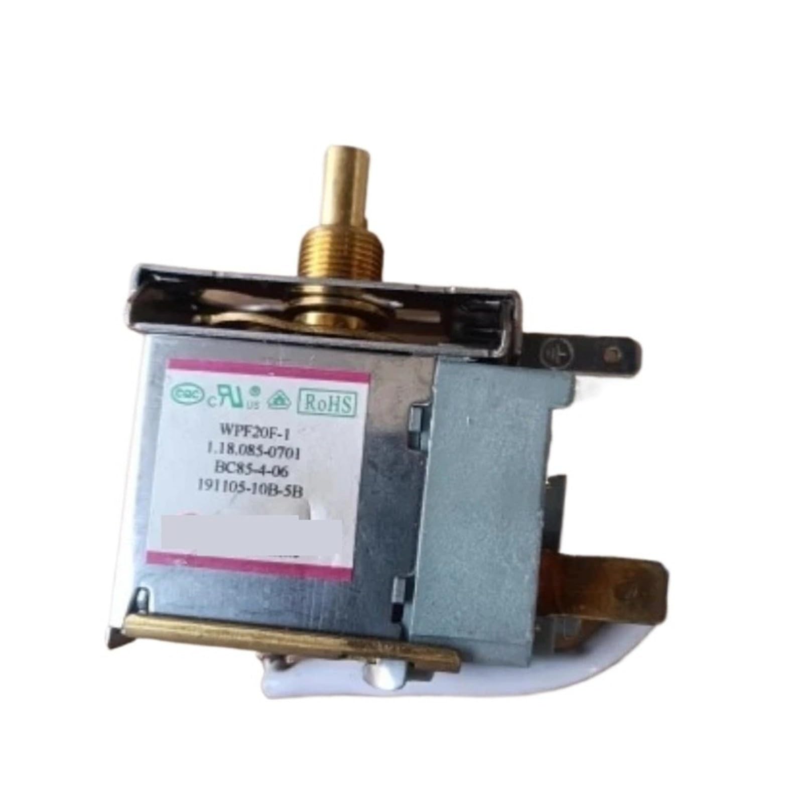 Termostato De Refrigerador WPF20F-1 Termostato 1.18.049-0106 Compatible con Refrigeración O Congelación