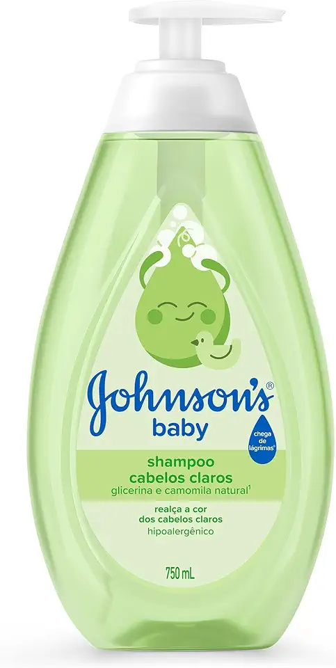 Johnson's Baby Shampoo Para Bebê Para Cabelos Claros, 750ml
