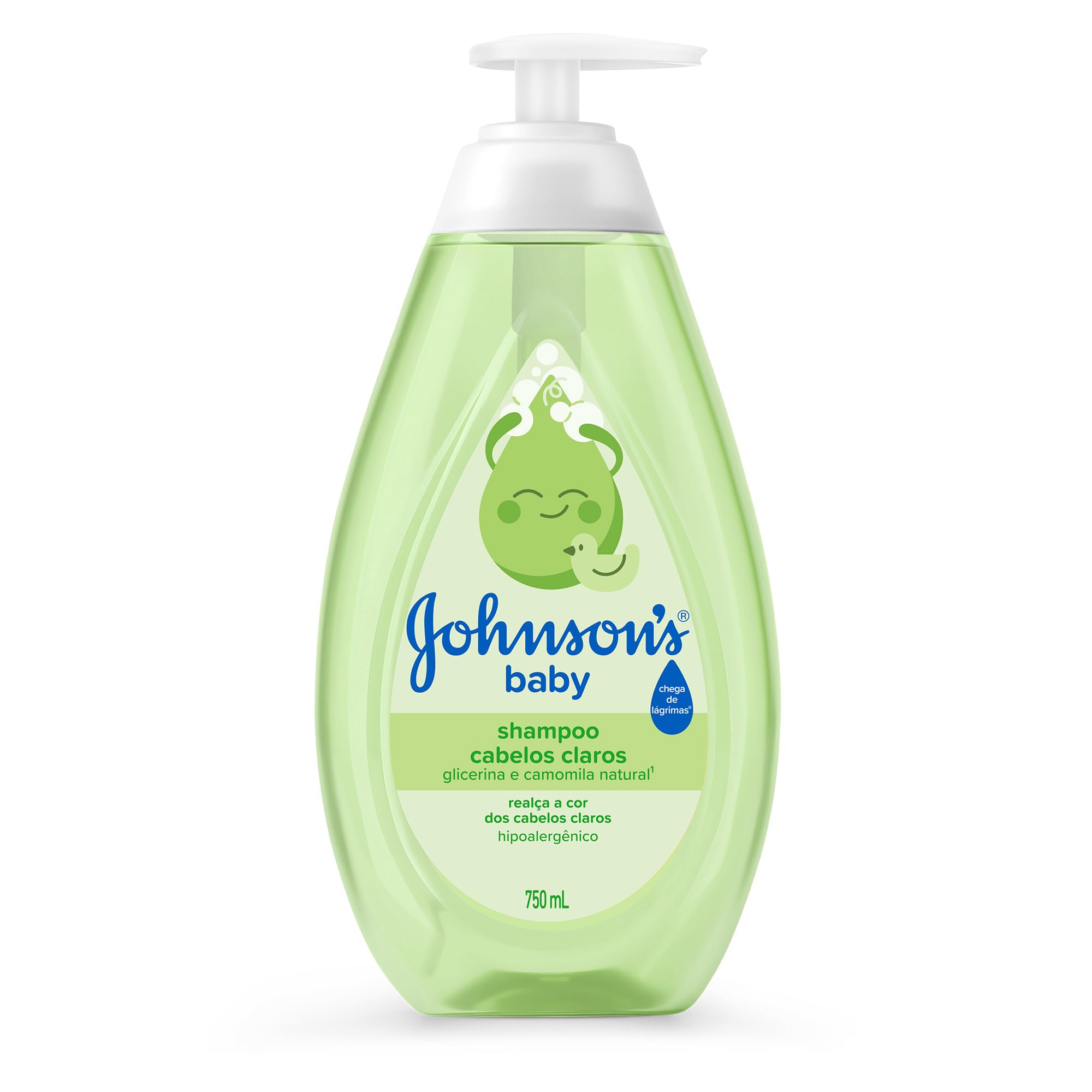 Johnson's Baby Shampoo Para Bebê Para Cabelos Claros, 750ml