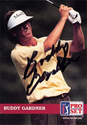 Buddy Gardner autographed golf card (PGA Tour, Auburn Tigers, SC) 1992 Pro Set #16 - Autographed College Cards