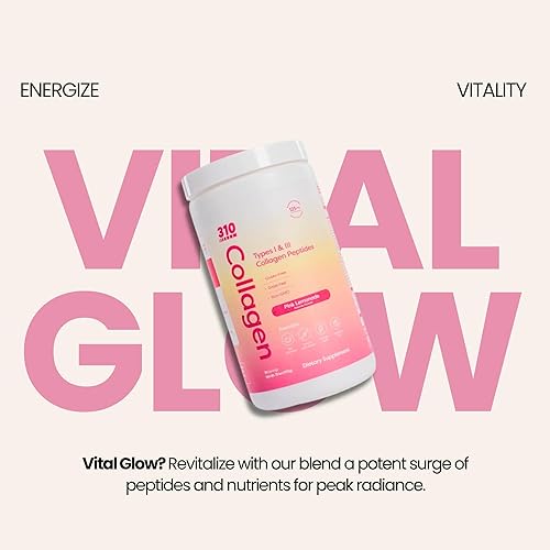 Miniatura 7 de 310 Nutrition - Proteína en polvo de péptidos de colágeno - Suplemento de colágeno - Proteína de colágeno múltiple con vitaminas C, D y E - Apto