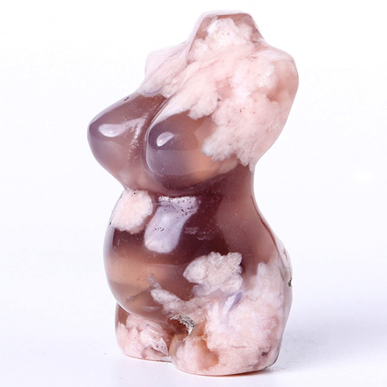 Amazon.co.jp: クリスタルと石天然花瑪瑙彫刻装飾品動物置物