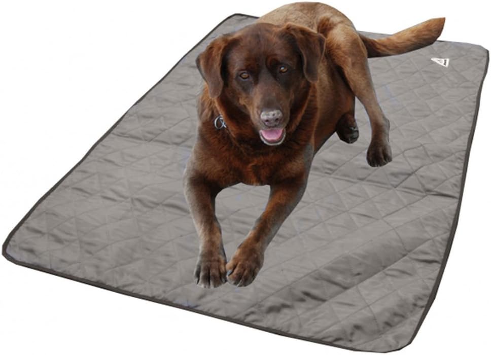 HyperKewl Evaporative Cooling Dog Pad, Large, Silver
