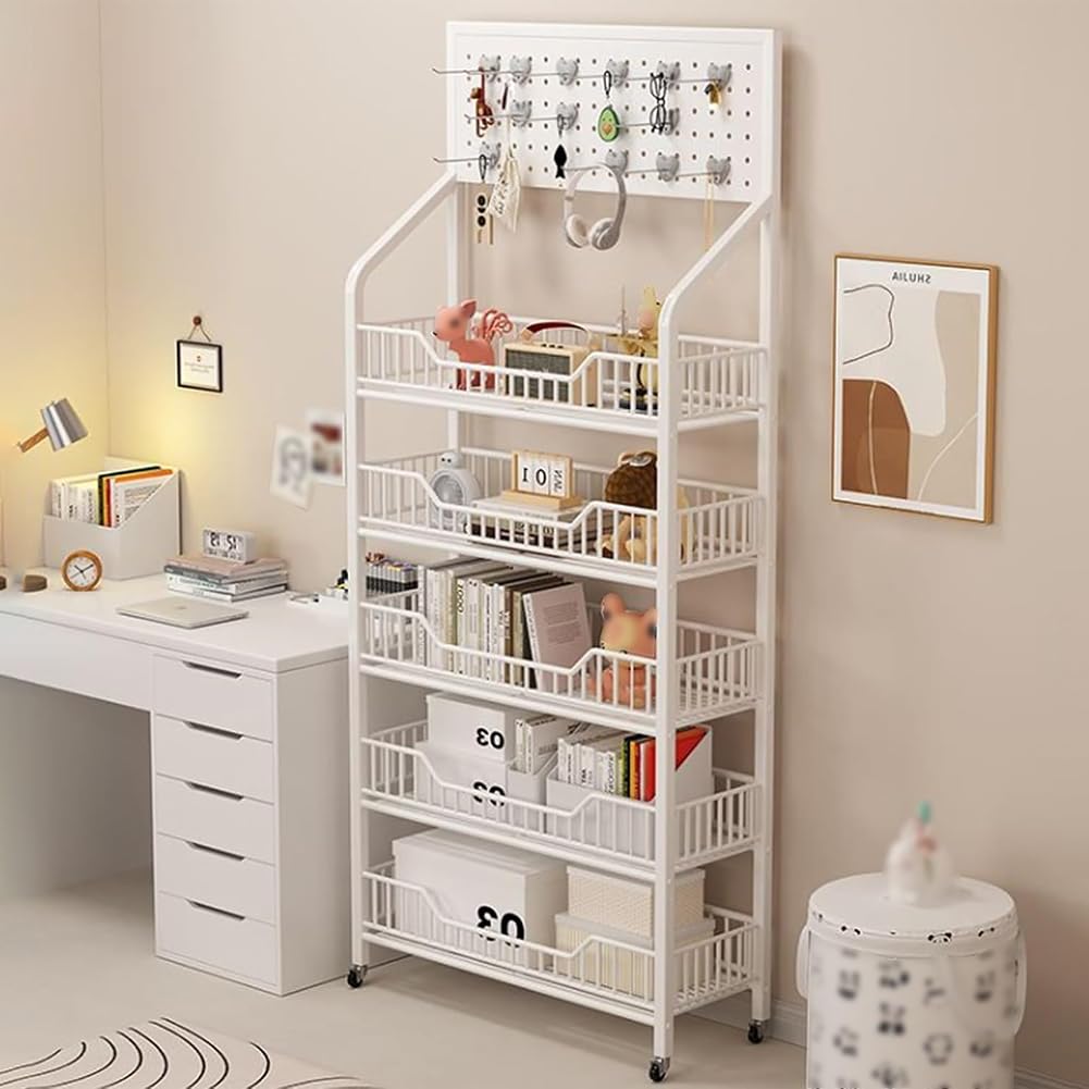 Le Retail - Espositore in metallo per trucioli di metallo Concess ack nizer, scaffale industriale con hoo per negozi di alimentari/dispensa, 60 cm, ideale per concessioni e vendita al dettaglio