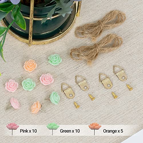 Aktop 2-Pack Cork Board Bulletin Board 16X11 Inch, Small Framed Corkboard With Linen For Wall, Hanging Pin Board Picture Board For Home Office Decor, Cute Vision Board With 25 Pushpins (Vintage White) #TOP6