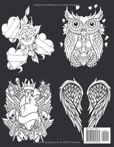 Livre de Coloriage Pour Adultes Tatouages: Livre de coloriage pour adultes Tatouages anti-stress Cad