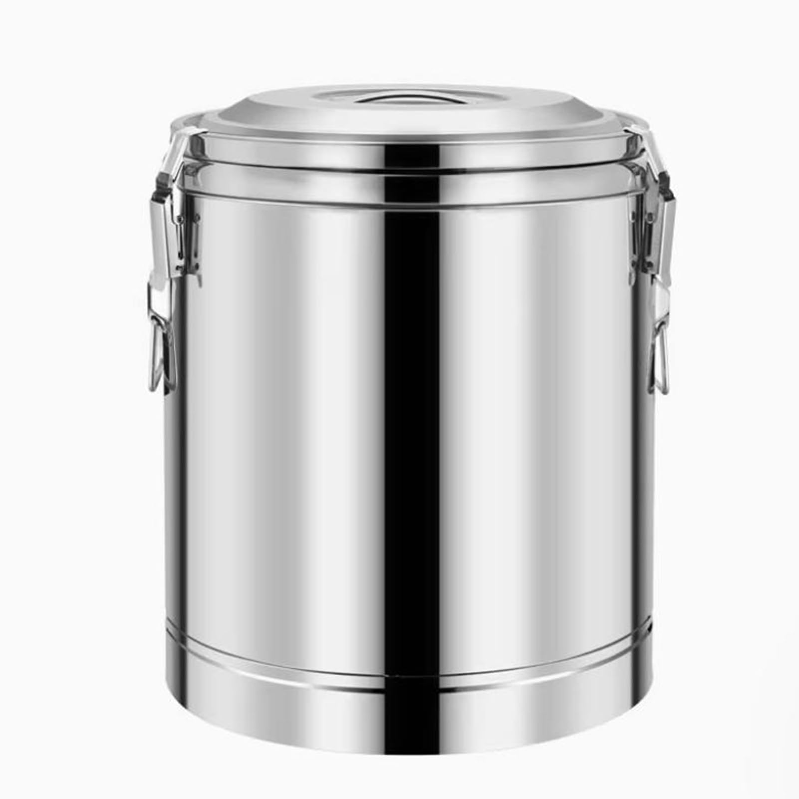 Contenedor aislado para transporte de alimentos, olla térmica con tapa para picnics y fiestas al aire libre, cubo sellado para alimentos fríos y calientes