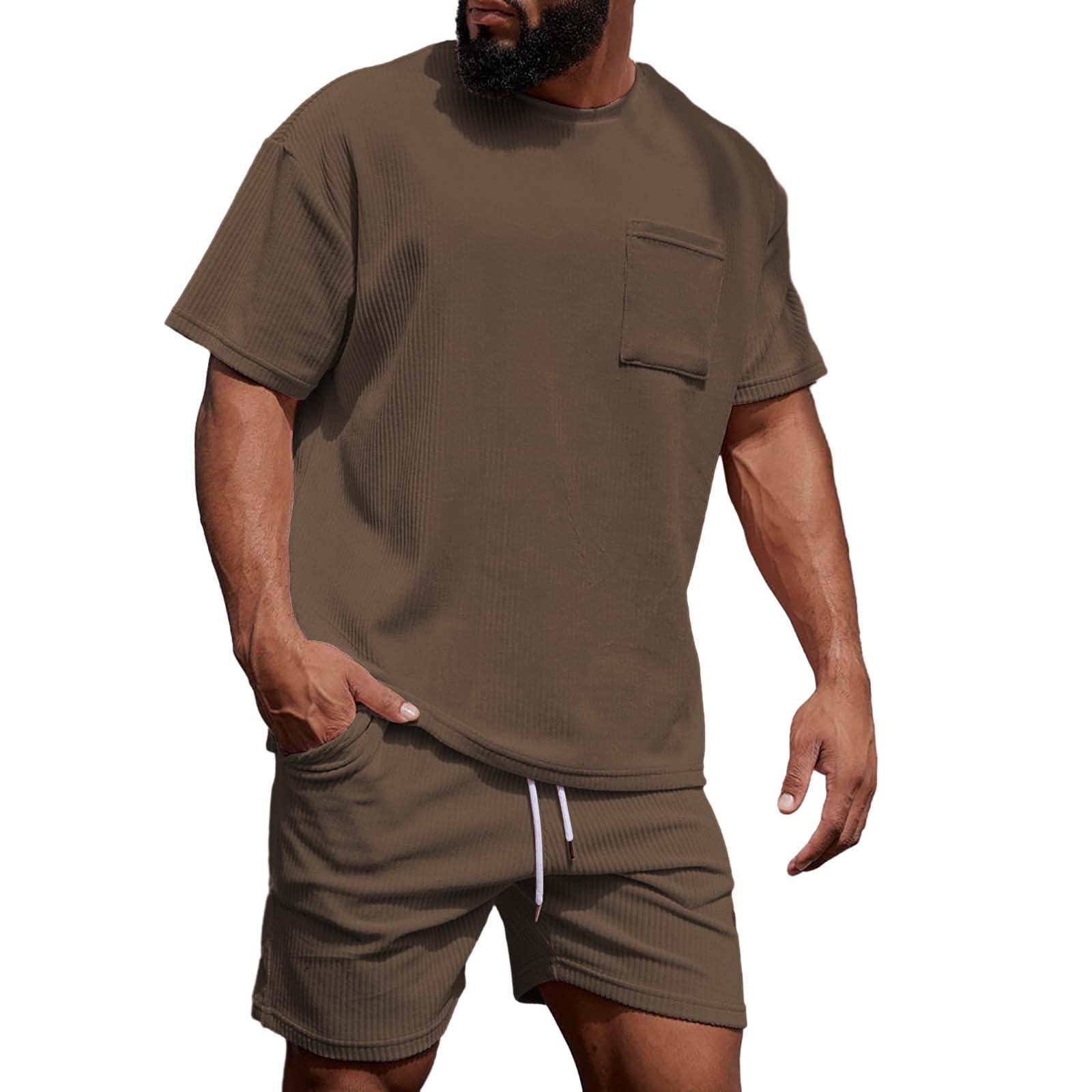 Amazon.co.jp: [INEOUT] 夏服 メンズ セットアップ 半袖 ショート