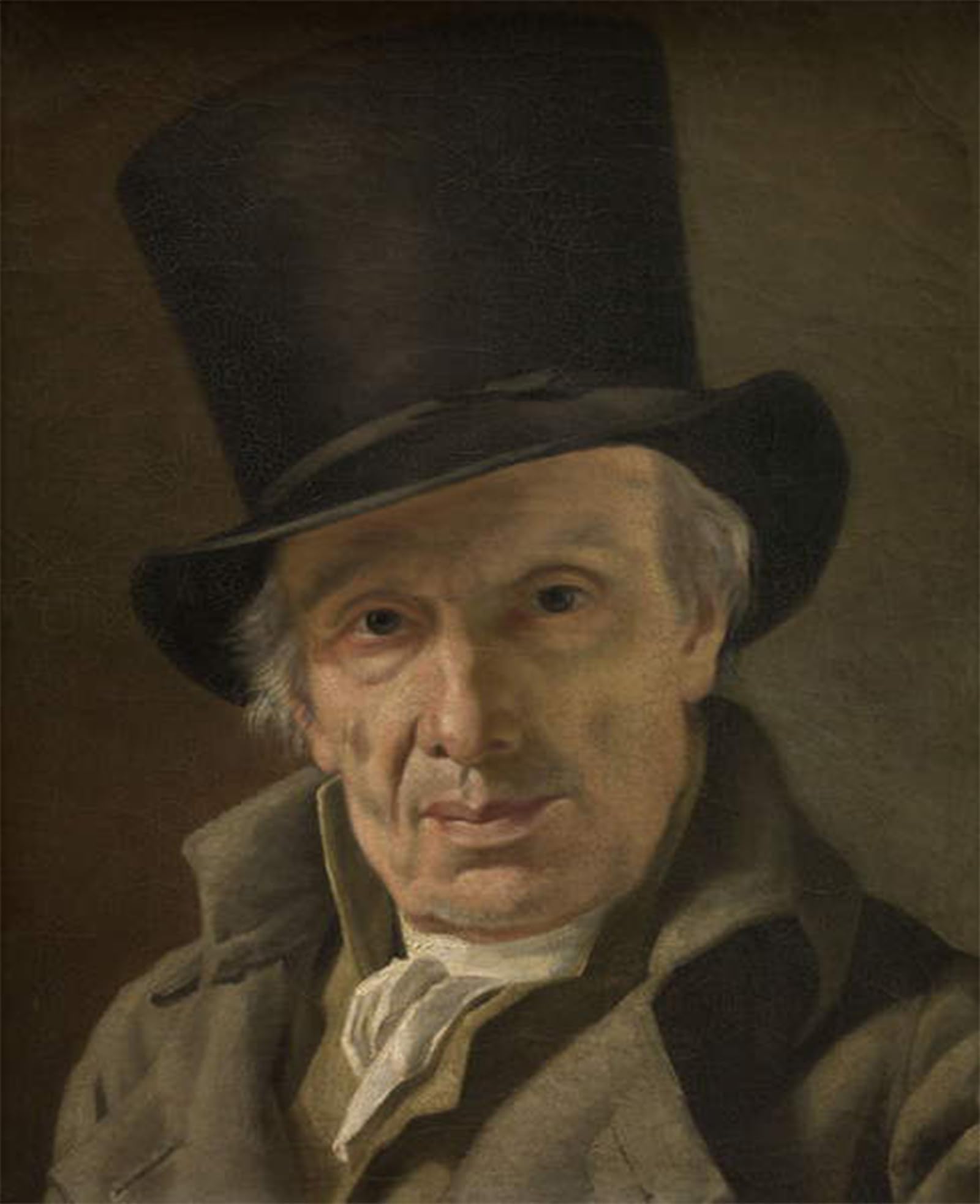ARTXLXXBN Famous Art Print Poster Vintage Wall Art Man in a Hat by Jacques Louis David Canvas Art Poster for Home Decor 60x90cm