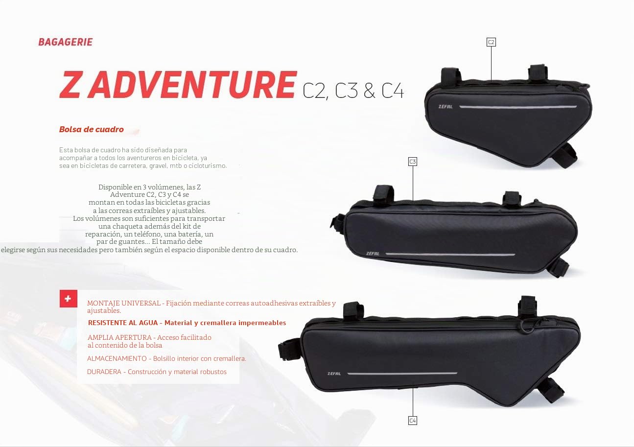 Bolsa Cuadro ZEFAL Z ADV.C4 500x140x65 4.2L IMP.NE