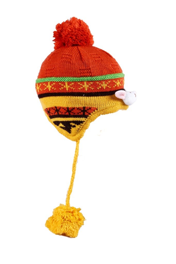 Innovation the store Unisex Yellow Woolen / Winter Cap, Fits 4 10 Years Hk11Yellow 1