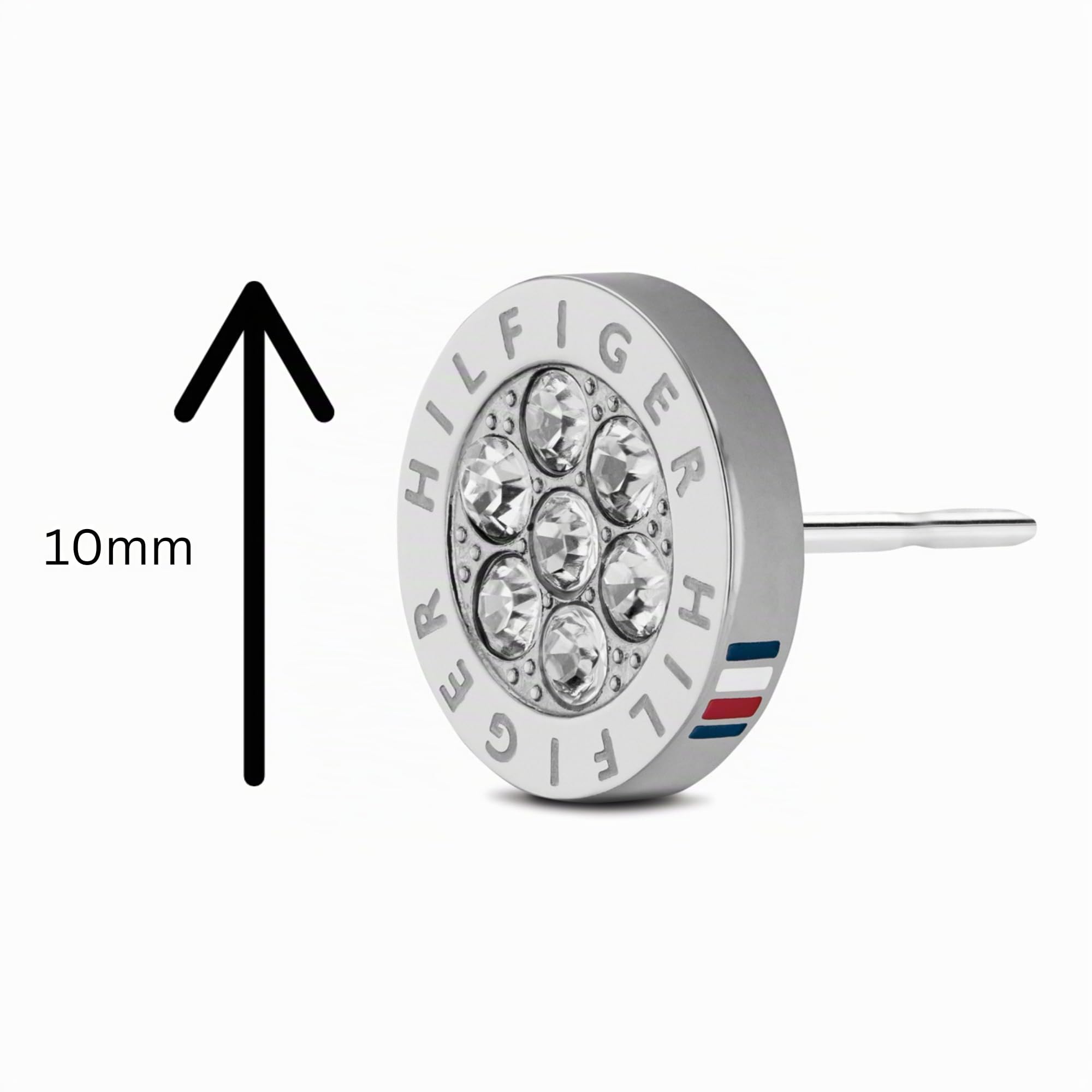 Tommy Hilfiger Jewelry Ohrstecker für Damen aus Edelstahl mit Kristallen