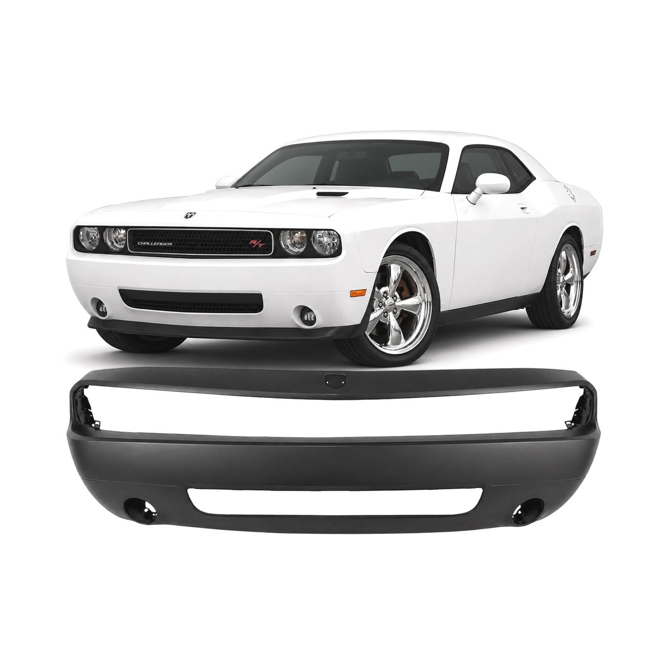 FitParts Compatible with Dodge Challenger 2008–2010 Front Bumper Cover