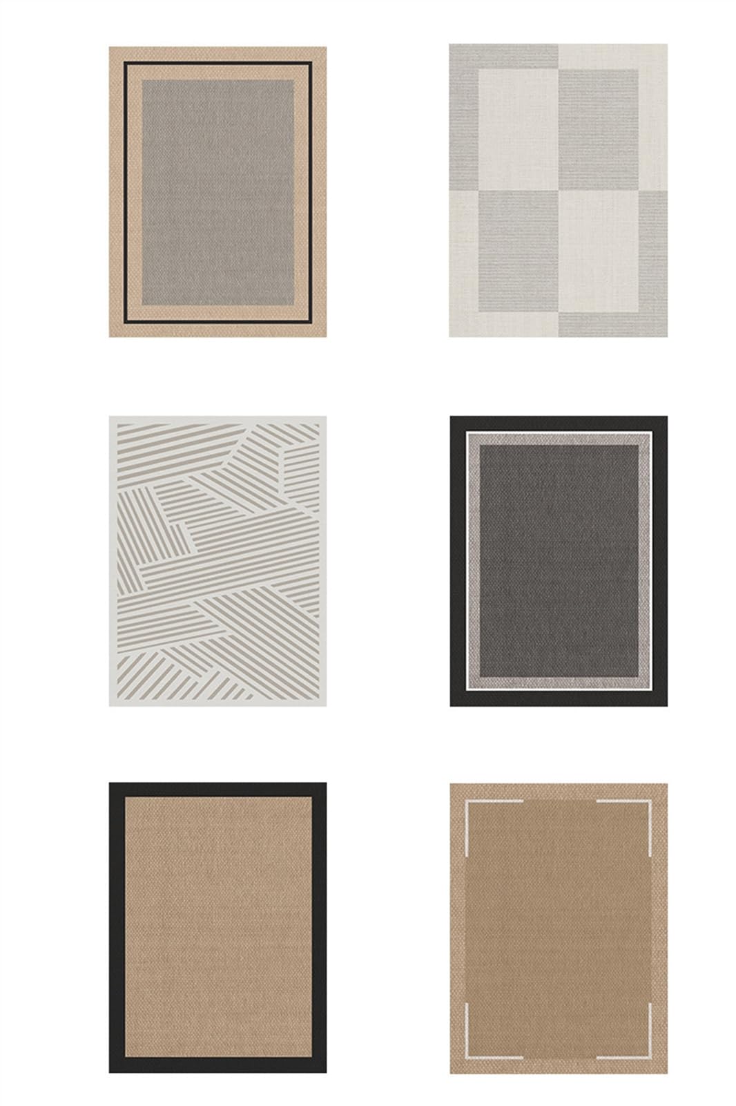 Felpudo absorbente y resistente, con respaldo de goma antideslizante, para interiores y exteriores, diseño moderno, 120 x 180 cm, perfecto para entradas del hogar y la oficina