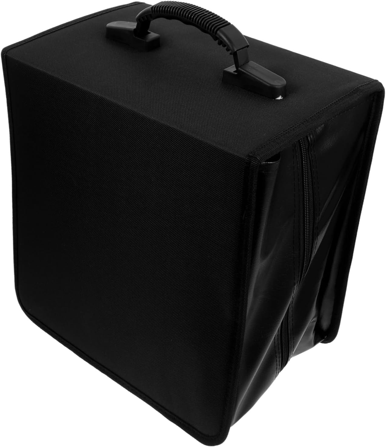 OUNONA Large Capacity 500 Disc CD DVD Storage Case Holder PU Leather Binder with Handle Portable Organizer for Home Travel Disc Wallet DVDs