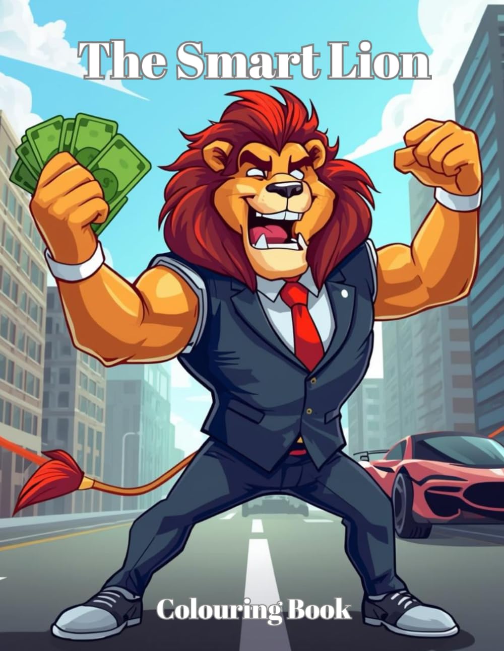 The Smart Lion Colouring Book: Roaring Fun Colouring Pages for Kids