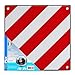 Produktbild Aluminium Warntafel Italien mit Ösen 50 x 50 cm reflektierend in rot/weiß