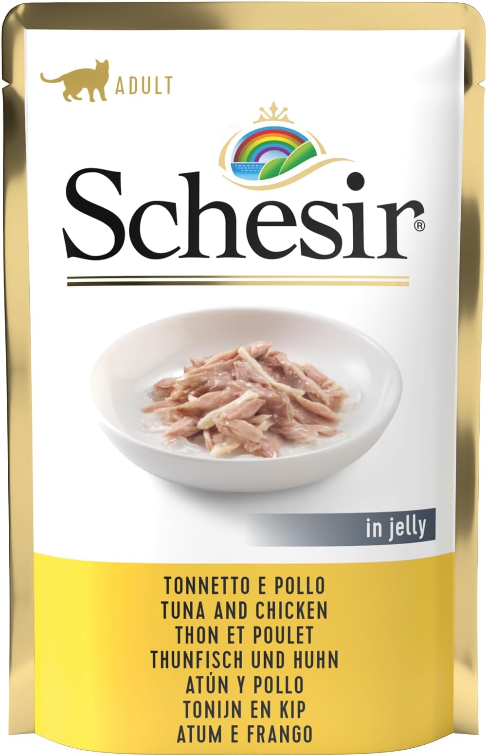 Cat Pouch Tuna With Chicken 85g, multicolor