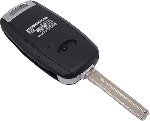 Miniatura 3 de Carcasa de llave plegable para coche compatible con KIA Optima Rio Soul Sorrento Sportage, mando de entrada sin llave, control remoto, funda para