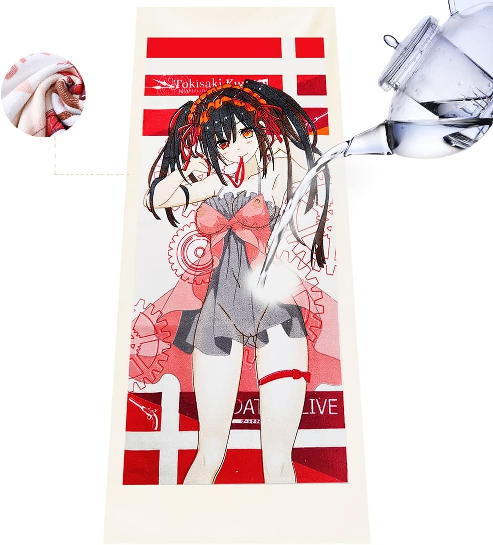 Amazon.com: smosun Color Changing Bath Towel, Funny Anime Kawaii Hand ...