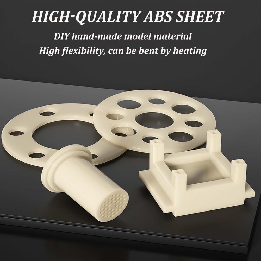 Hoja de plástico reutilizable ABS beige 300 mm x 300 mm 1 ud.(25mm)